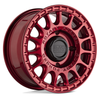 Set 4 Black Rhino Powersports Sandstorm Utv 15x7 4x156 Candy Red Wheels 15" 36mm