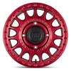 Set 4 Black Rhino Powersports Sandstorm Utv 15x7 4x156 Candy Red Wheels 15" 36mm