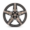 Niche  M271 Teramo 20x11 5x4.5 Matte Black Double Dark Tint Face Wheel 20" 45mm