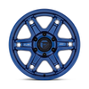 Set 4 Fuel D839 Slayer 20x9 6x4.5 Dark Blue Wheels 20" 1mm Rims