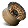 Set 4 KMC KM547 Carnage 17x9 6x5.5 Matte Bronze With Black Lip Wheels 17" 0mm