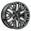 Performance Replicas PR197 20x9 6x5.5 Gloss Black Milled Wheel 20" 24mm Rim