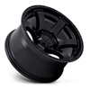Set 4 20" Fuel D766 Rush 18x9 6x120 20mm Satin Black Wheels Truck SUV Rims