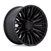 Set 4 Fuel D847 Rebar 20x10 8x6.5 Blackout Wheels 20" -18mm Rims