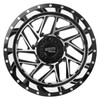 Set 4 20" Moto Metal MO985 Breakout 20x10 8x6.5 Black Machined Wheels -18mm