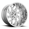 Set 4 20" Fuel D740 Runner 20x10 8x6.5 Chrome Wheels -18mm Lifted Truck Rims