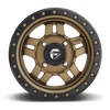 Set 4 14" Fuel UTV D583 Anza 4+3 14x7 4x156 Bronze Black Bead Ring Wheels 13mm