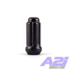 Set 24 14mm x 2.0 Spline Truck Lug Nut Black Ford Fitment W1042STB Coarse