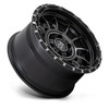Set 4 Black Rhino Legion 17x9 6x5.5 Matte Black Gray Tint Wheels 17" 0mm Rims