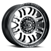 Set 4 17" Vision 409 Inferno Gloss Black Machined 6x4.5 Wheels 12mm Rims