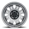 18" Vision 409 Inferno Satin Grey 6x4.5 Wheel 0mm Rim For Dodge Nissan Suzuki