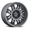 Set 4 17" Vision 409 Inferno Satin Black 6x4.5 Wheel 0mm For Dodge Nissan Suzuki