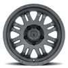 Set 4 18" Vision 409 Inferno Satin Black 18x9 Wheels 8x170 -12mm Truck Rims