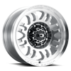 18" Vision 409 Inferno Milled Machine Face 6x5.5 Wheel 12mm For Chevy GMC Ram