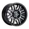 Set 4 18" Vision Off Road 348 Nexus Gloss Black Machined 6x120 Wheels 18mm Rims