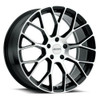 Set 4 Petrol P2B 19x8 5x112 Gloss Black W/ Machined Face Wheels 19" 40mm Rims