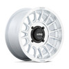 Set 4 15" KMC Powersports KS138 Impact 15x7 4x137 10mm Silver Machine Face Rims Set 4 15" KMC Powersports KS138 Impact 15x7 4x137 10mm Silver Machine Face Rims