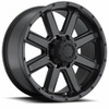 Set 4 16" Ultra 195SB Crusher Satin Black 16x8 Wheels 8x6.5 -06mm Truck Rims