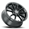 17" Platinum 457BK Revelation 17x8 5x110 Gloss Black & Clear-Coat Wheel 35mm Rim