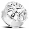 17" Ultra 049C Predator Dually 17X6.5 8x6.5 Chrome Plated Front Wheel 129mm Rim