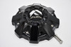 Fuel 8 Lug Gloss Black Wheel Center Cap 1001-63GB w/ Extender 1001-63GBKIT5