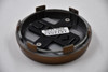 KMC Wheels Bronze w/Gloss Black Logo Wheel Center Cap Hub Cap 1512S23 3.125" KM708 Bully KM716 Nomad KM721 Alpine
