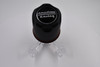 Genuine American Racing 1327000SB satin black push thru wheel center cap featuring a 3.27 inch outside diameter for select American Racing wheel applications.