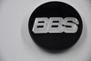 BBS Gloss Black w/ Chrome Logo Wheel Center Cap Hub Cap 924258(BBS) 2.75"