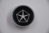Chryler Dodge Plymouth Chrome Aluminum w/ Black & Chrome Logo Wheel Center Cap Hub Cap 254842(CHRY,REC) 2.3125" 83-'85 Dodge Aries Plymouth Reliant 13" Wheel Emblem