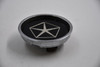 Chryler Dodge Plymouth Chrome Aluminum w/ Black & Chrome Logo Wheel Center Cap Hub Cap 254842(CHRY,REC) 2.3125" 83-'85 Dodge Aries Plymouth Reliant 13" Wheel Emblem