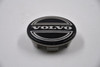 Volvo Black w/Chrome Raised Logo Wheel Center Cap Hub Cap VOLVO-2.5 2.5"