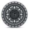 Black Rhino Abrams 18x9.5 8x180 Textured Matte Gunmetal Wheel 18" -18mm Rim