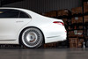 Set 4 Asanti Black ABL40 Tiara 20x10.5 5x4.25 5x112 Silver Machine Rims 20" 45mm