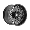 22" Fittipaldi Off Road FA07BM 22x12 Gloss Black Milled Wheel 8x170 -44mm Rim