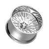 26" Fittipaldi Off Road FTF500P 26x16 Polished 8x6.5 Wheel -101mm Truck Rim