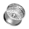 26" Fittipaldi Off Road FTF505P 26x16 Polished 8x6.5 Wheel -101mm Truck Rim