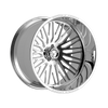26" Fittipaldi Off Road FTF505P 26x16 Polished 8x6.5 Wheel -101mm Truck Rim