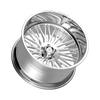 26" Fittipaldi Off Road FTF505P 26x16 Polished 8x6.5 Wheel -101mm Truck Rim