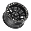 17" Fittipaldi Off Road FB151B 17x9 Satin Black 6x5.5 Wheel -38mm Lifted Rim
