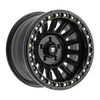 17" Fittipaldi Off Road FB152B 17x9 Satin Black 6x5.5 Wheel -38mm Lifted Rim