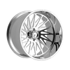 26" Fittipaldi Off Road FTF506P 26x16 Polished 8x6.5 Wheel -101mm Truck Rim