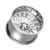 30" Fittipaldi Off Road FTF506P 30x16 Polished 8x6.5 Wheel -101mm Truck Rim
