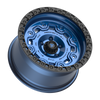 17" Fittipaldi Off Road FT100BLB 17x9 Blue Black 6x5.5 Wheel -12mm Lifted Rim