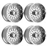 Set 4 26" Fittipaldi Off Road FA07MC 26x12 Mirror Coat 8x170 Wheels -44mm Rims
