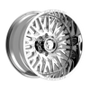 Set 4 26" Fittipaldi Off Road FA07MC 26x12 Mirror Coat 8x170 Wheels -44mm Rims