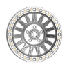 Set 4 17" Fittipaldi Off Road FB152M 17x9 Machined Silver Wheels 6x5.5 -38mm Rim