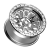 Set 4 17" Fittipaldi Off Road FT101MC 17x9 Mirror Coat Wheels 6x5.5 -12mm Rims