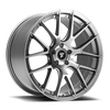 Set 4 19" Fittipaldi 360BS 19x9.5 Brushed Silver 5x120 Wheels 38mm Rims