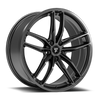 18" Fittipaldi 361G 18x8 Gloss Graphite 5x112 Wheel 25mm Rim