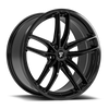 Set 4 18" Fittipaldi 361B 18x8 Gloss Black 5x112 Wheels 25mm Rims